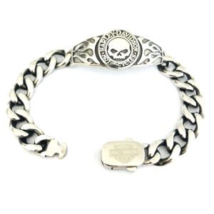 Rebel Link Skull Bracelet