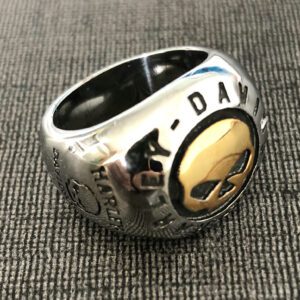 Harley Skull Lovers Ring: 2 Colors, New Design for the Bold Spirit