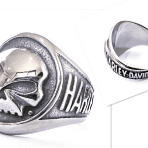 Harley Unisex Skull Ring: Embrace the Road with NEW Design