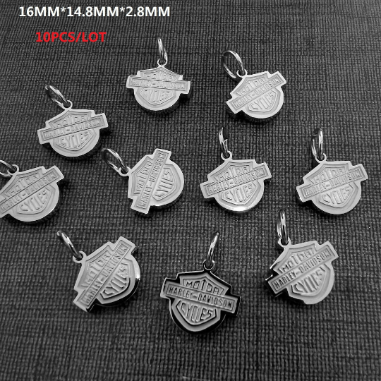 Harley Mini Pendant Set (Pack of 10): Versatile Charms for Every Occasion