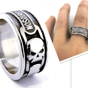 Harley Wrench Knuckle Skull Ring: Unleash Your Rebel Spirit