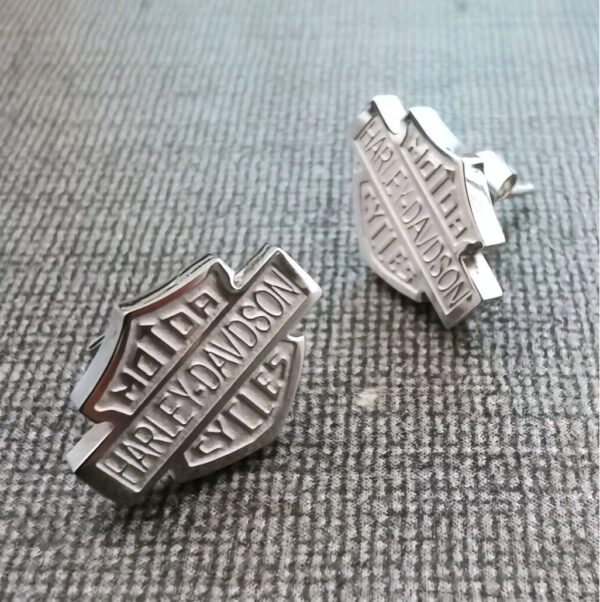 Chic New Motorcycle Earrings for Harley Bike Lovers: Available in 4 Stylish Colors - Image 3