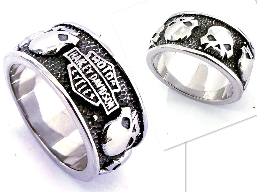 Harley Logo Ring: A Unisex Tribute to Motorcycle Passion