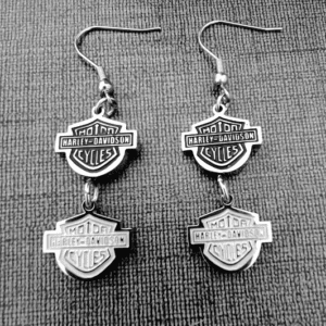 Double Harley Davidson Motorcycle Earrings: Ride in Style with the Latest Design