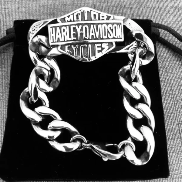Harley Davidson Motorcycle Bracelet: New 2024 Design