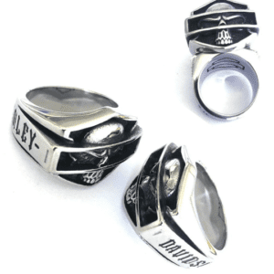 Unisex Harley Motorcycle Skull Style Ring: A Symbol of Biker Spirit