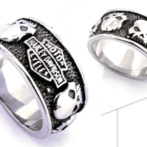 Embrace the Spirit With Harley Davidson Skull Design Ring