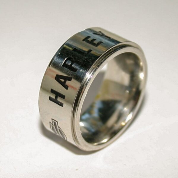 Harley Davidson Simple Rolling Style Ring – Sleek and Timeless - Image 3