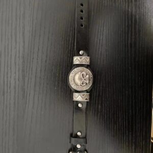 Harley Davidson Skull Leather Bracelet Bold Motorcycle Style