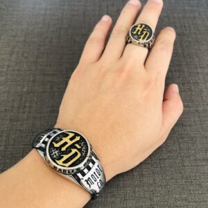 Harley Davidson HD Style Set: Bracelet and Ring