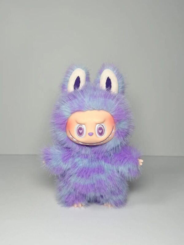 Labubu Plush Replica – Purple Bunny (18 cm)