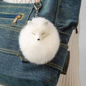 White Spirit Fox Plush – 10cm Fantasy Guardian