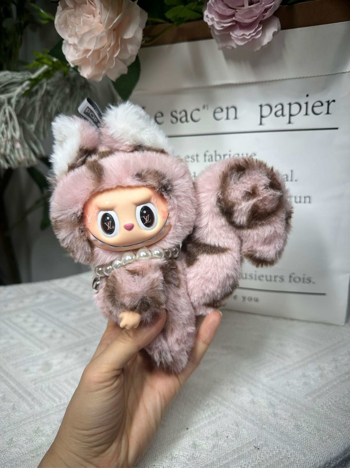 Cute Bunny & Squirrel Plush Labubu Collection - Image 5