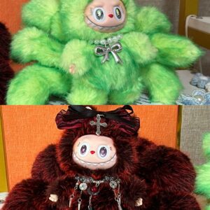 9 Tails Labubu Collectible Plush – Green or Red Edition
