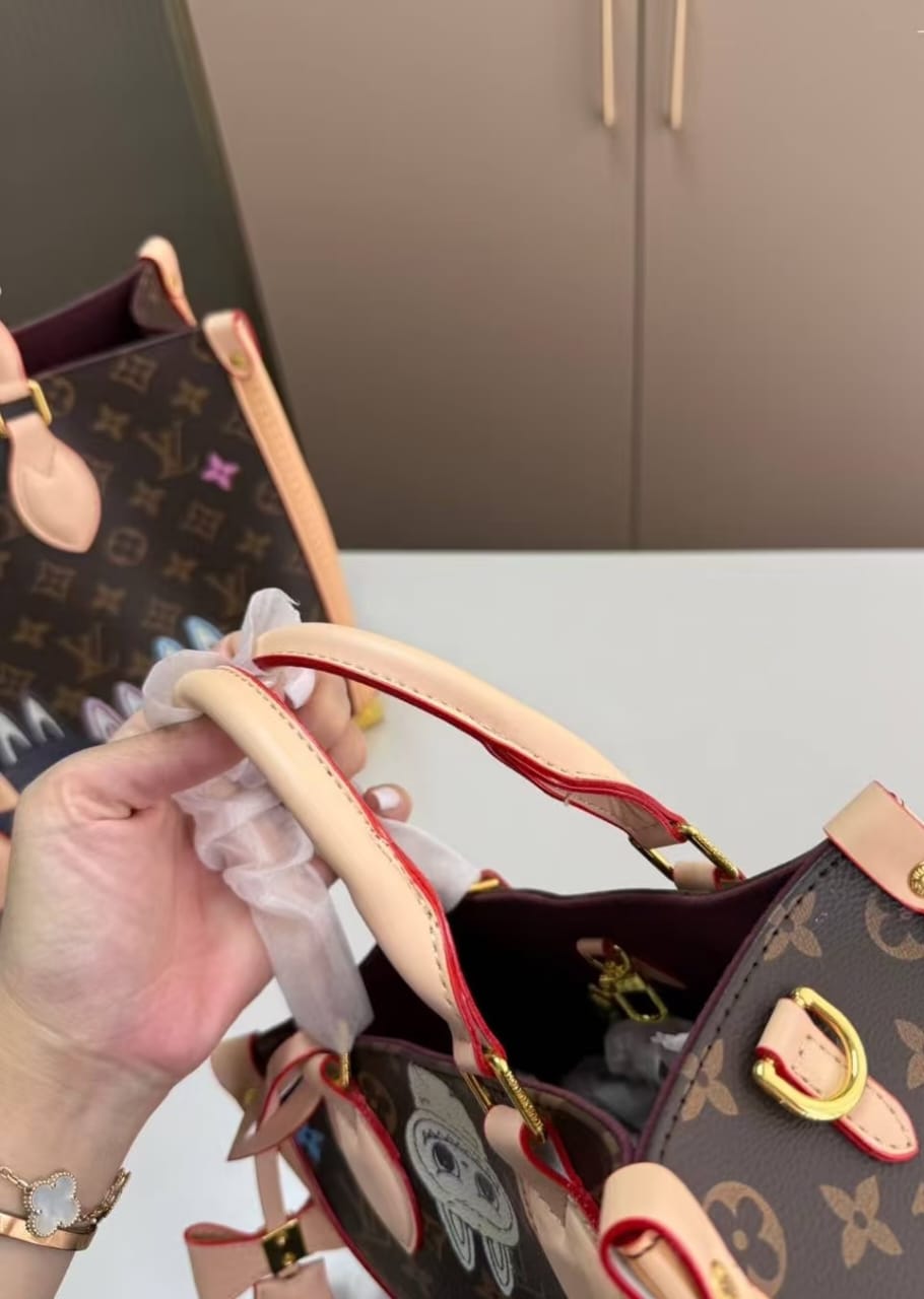 Louis Vuitton x Labubu Luxury Designer-Inspired Art Bag – Limited Edition - Image 4